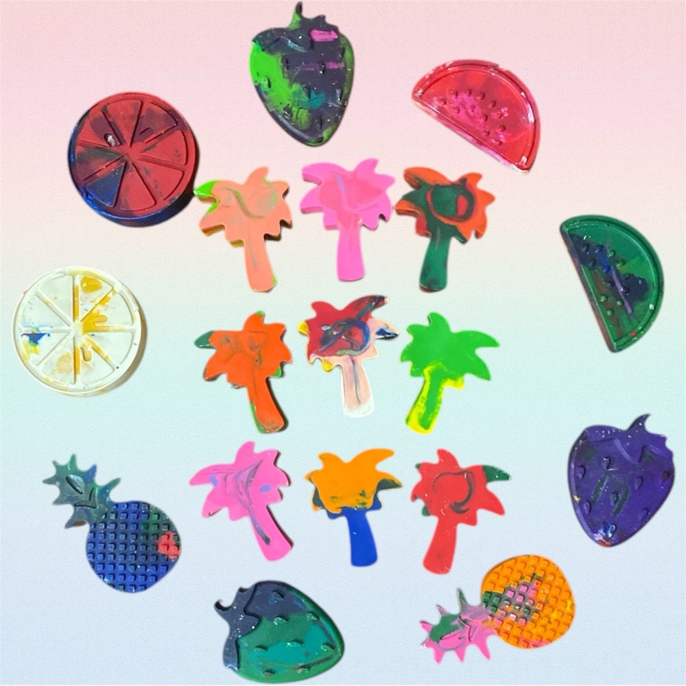 Hand Crafted Colorful Custom Crayons Made By My Daughter - Pick 12